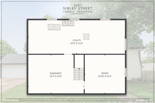 Builiding view forty six for 1401 Sibley, Lowell, MI. 49331