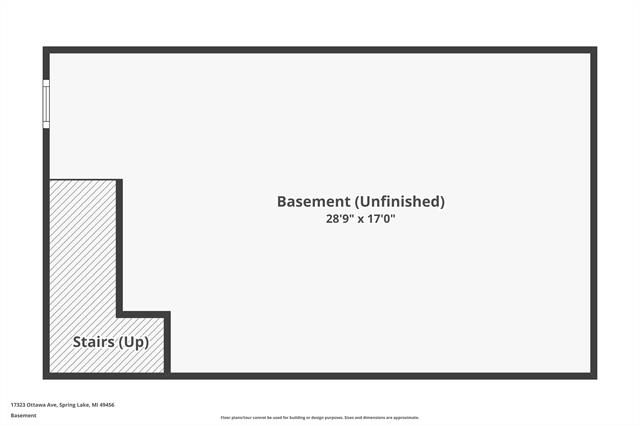 Builiding view ninety three for 17323 Ottawa, Spring Lake, MI. 49456