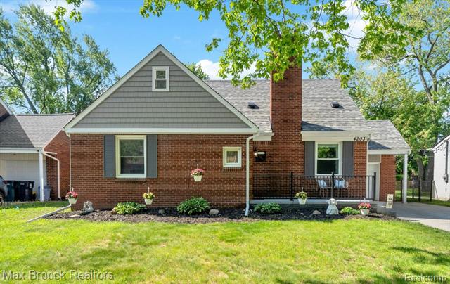 front view for 4203 Berkshire Rd, Royal Oak, Mi. 48073