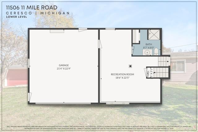 Builiding view forty one for 11506 11 Mile, Ceresco, MI. 49033