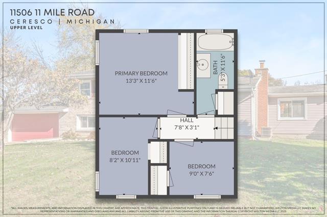 Builiding view forty for 11506 11 Mile, Ceresco, MI. 49033