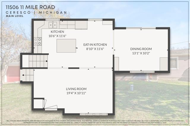 Builiding view thirty nine for 11506 11 Mile, Ceresco, MI. 49033