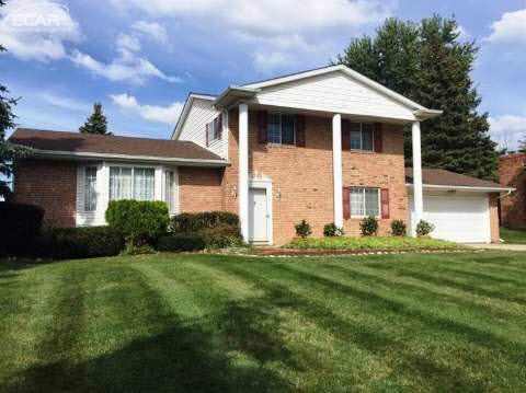 front view for 6358 Covered Wagons Trail, Flint, Mi. 48532