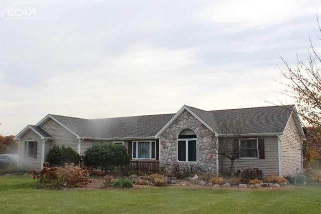 front view for 2168 Gravel Creek Road, North Branch, Mi. 48461