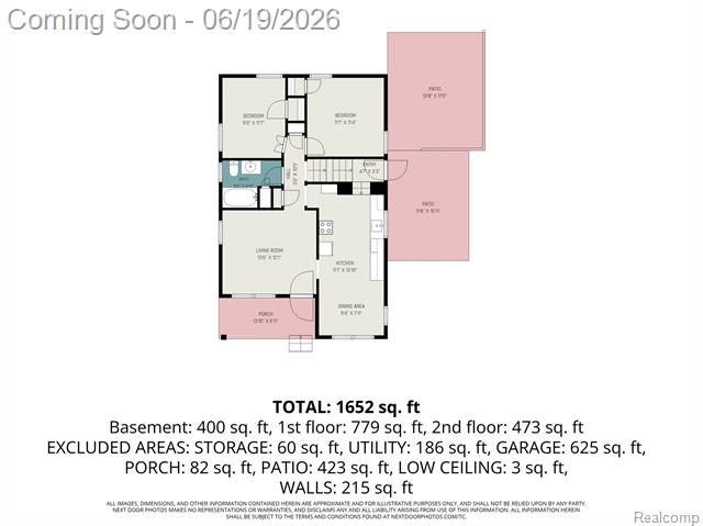 Builiding view thirty two for 549 Park, Clawson, MI. 48017