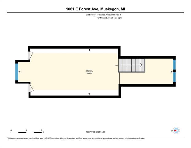 Builiding view sixteen for 1061 Forest, Muskegon, MI. 49442