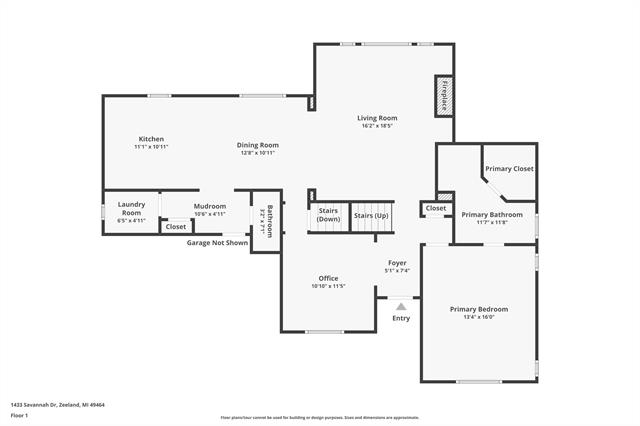 Builiding view thirty nine for 1433 Savannah, Zeeland, MI. 49464