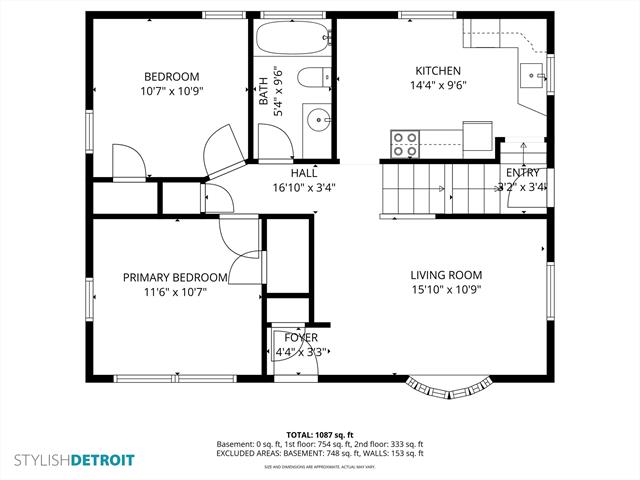 Builiding view thirty for 249 N Chocolay, Clawson, MI. 48017