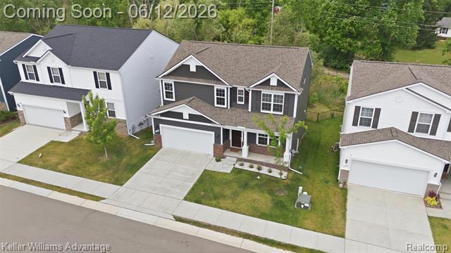 Builiding view forty four for 6134 Fieldstone, South Lyon, MI. 48178