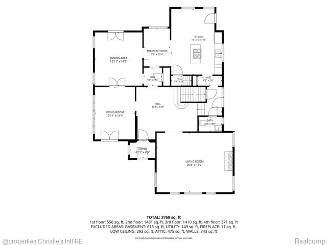Builiding view seventy eight for 3205 Sherbourne, Detroit, MI. 48221