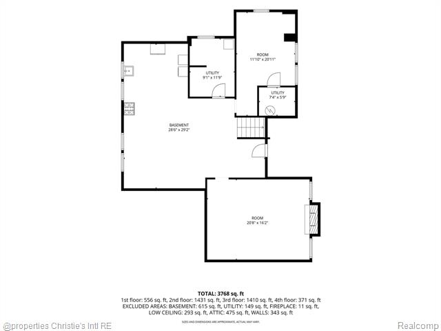 Builiding view seventy seven for 3205 Sherbourne, Detroit, MI. 48221