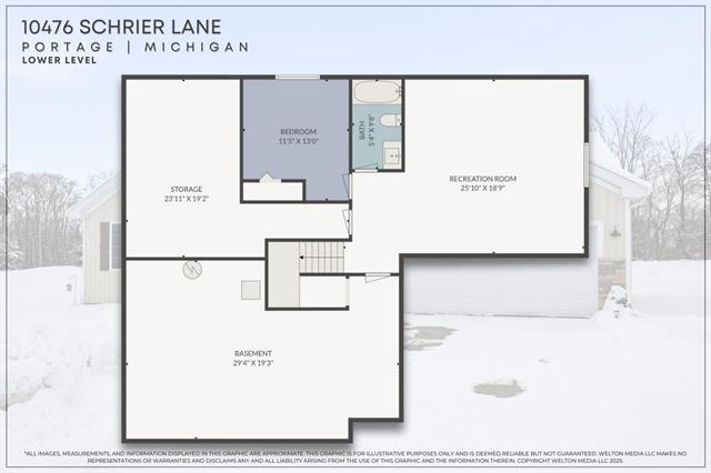 Builiding view forty five for 10476 Schrier, Portage, MI. 49024