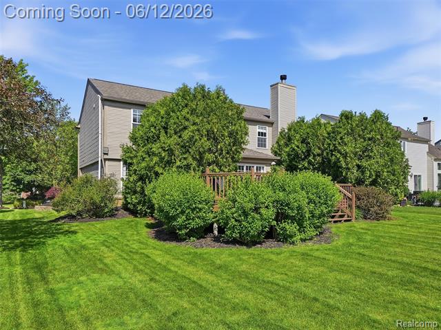 Builiding view forty nine for 732 Westhills, South Lyon, MI. 48178