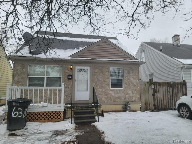 front view for 6387 Auburn Street, Detroit, Mi. 48228