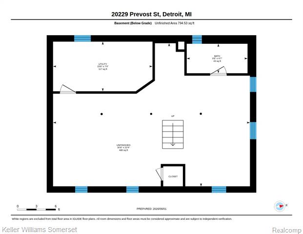 Builiding view thirty one for 20229 Prevost, Detroit, MI. 48235