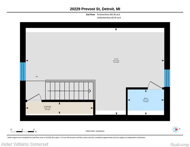 Builiding view thirty for 20229 Prevost, Detroit, MI. 48235