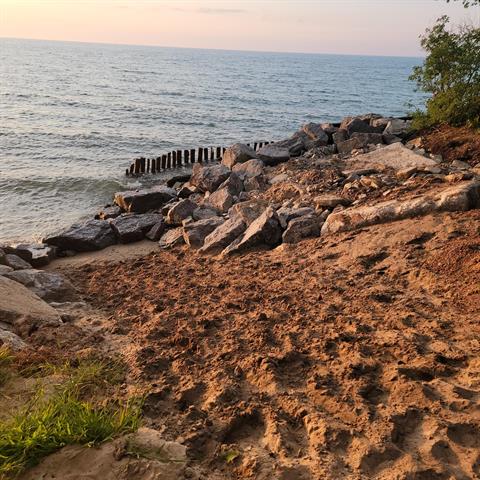 Builiding view ten for 971 Huron, East Tawas, MI. 48730