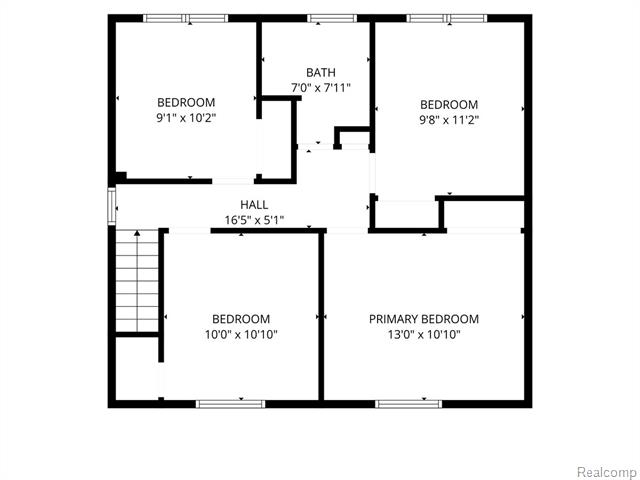 Builiding view forty five for 754 W Baker, Clawson, MI. 48017