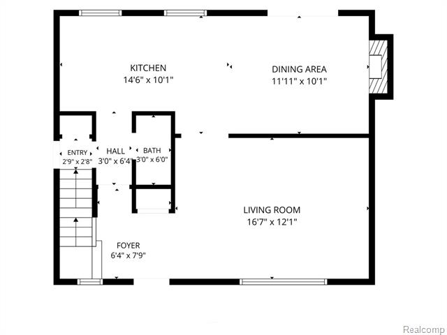 Builiding view forty four for 754 W Baker, Clawson, MI. 48017