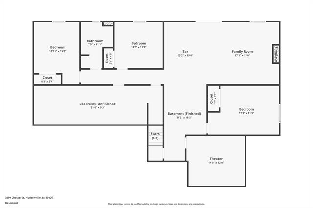 Builiding view fifty four for 3899 Chester, Hudsonville, MI. 49426
