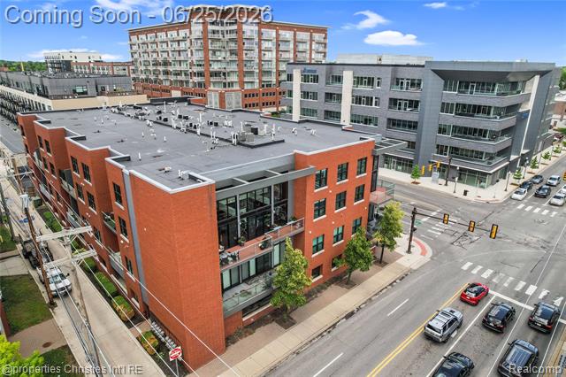 Builiding view sixty four for 111 Main Street, Royal Oak, MI. 48067