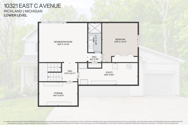 Builiding view forty eight for 10321 C, Richland, MI. 49083