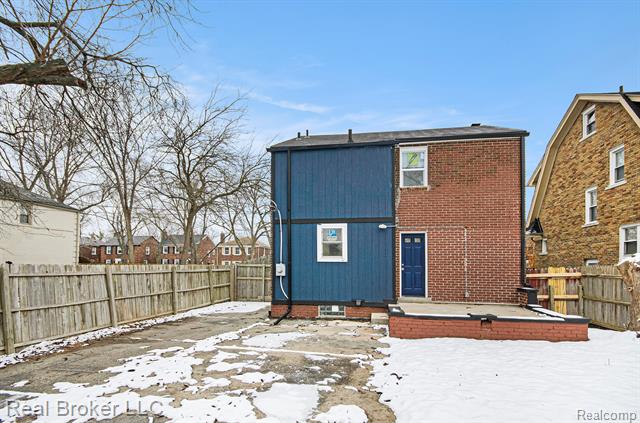 Builiding view three for 3829 Harvard, Detroit, MI. 48224