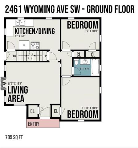 Builiding view nine for 2461 Wyoming, Wyoming, MI. 49519