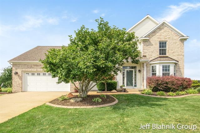 front view for 7695 Green Links Drive Se, Caledonia, Mi. 49316