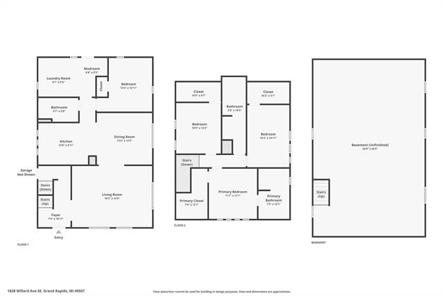 Builiding view thirty seven for 1828 Willard, Grand Rapids, MI. 49507