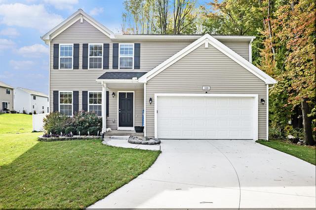 front view for 330 Lotz Court, Wayland, Mi. 49348
