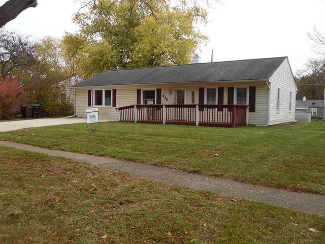 front view for 216 Miller Drive, Albion, Mi. 49224