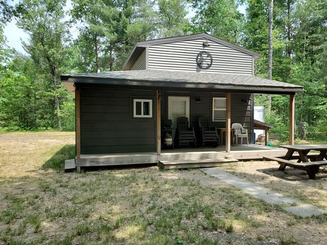 front view for 5242 S Forest Drive, Baldwin, Mi. 49304