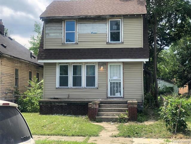 front view for 19403 Andover Street, Highland Park, Mi. 48203