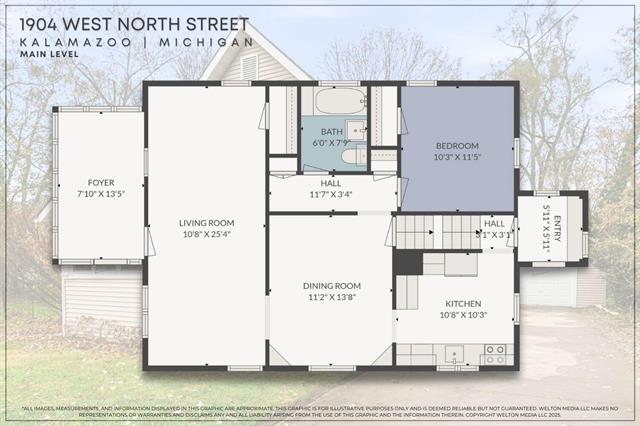 Builiding view forty six for 1904 North, Kalamazoo, MI. 49006