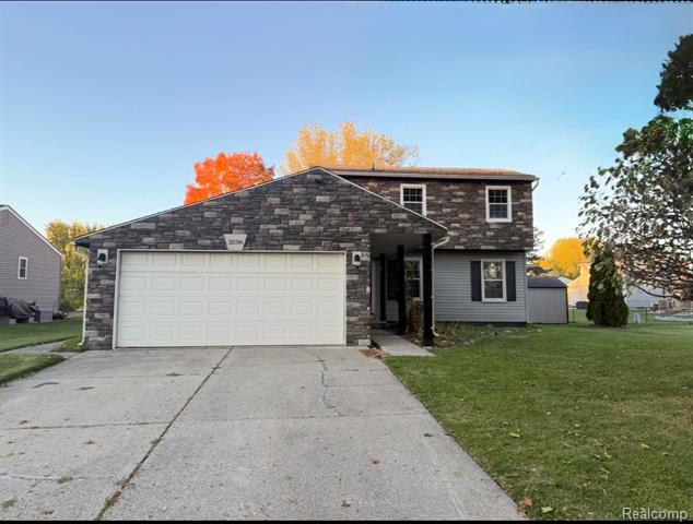 front view for 3596 Barberry Cir, Wixom, Mi. 48393