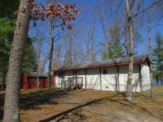 front view for 5346 S Whalen Lake Drive, Baldwin, Mi. 49304