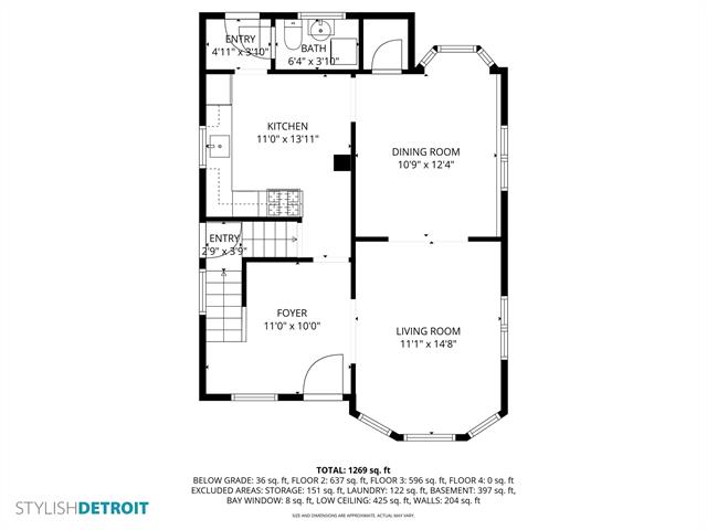 Builiding view twenty three for 5999 Fischer, Detroit, MI. 48213