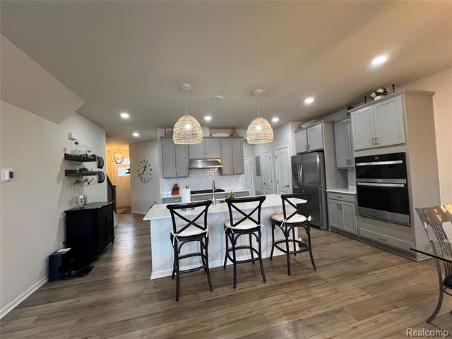 Builiding view four for 1436 Arcadia, Milford, MI. 48381