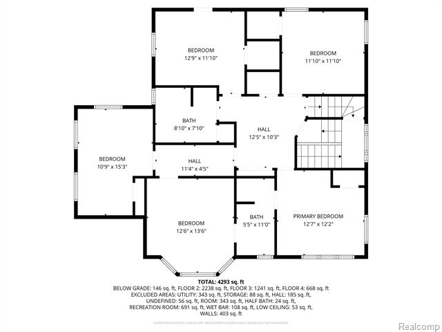 Builiding view sixty four for 491 Grand, Detroit, MI. 48207