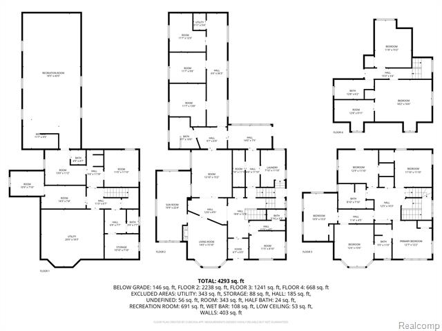 Builiding view sixty six for 491 Grand, Detroit, MI. 48207