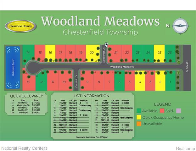 Builiding view forty nine for 53183 Woodland Meadows, New Baltimore, MI. 48047