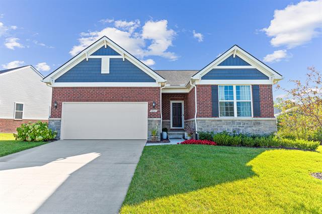 front view for 30165 Turtle Creek Circle, New Hudson, Mi. 48165