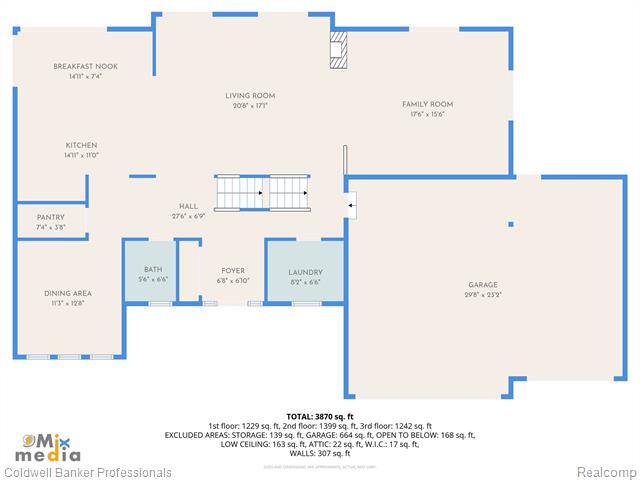 Builiding view forty for 3410 Benstein, Commerce Township, MI. 48382