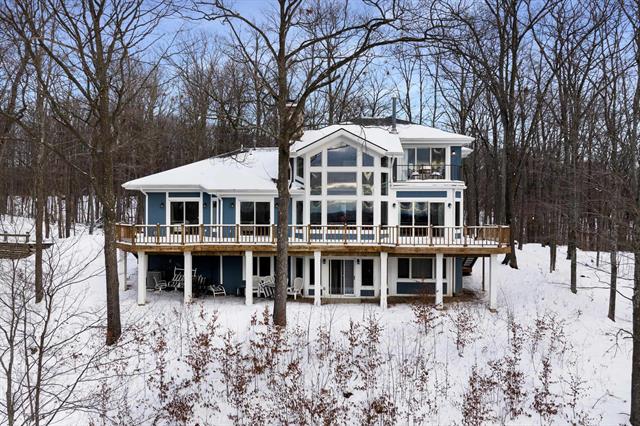 front view for 3855 Windy Hill, Bellaire, Mi. 49615