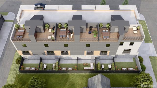 Builiding view one for 1713 Pallister, Detroit, MI. 48206