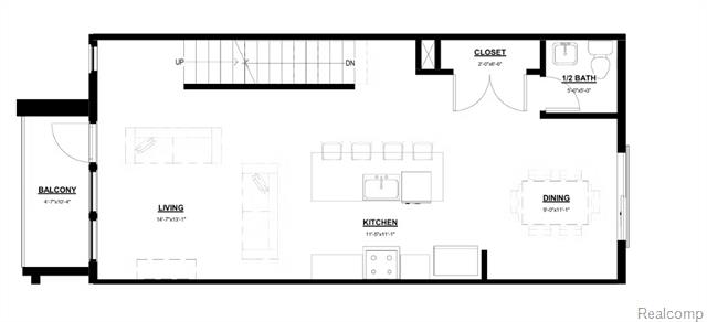 Builiding view thirty for 1713 Pallister, Detroit, MI. 48206