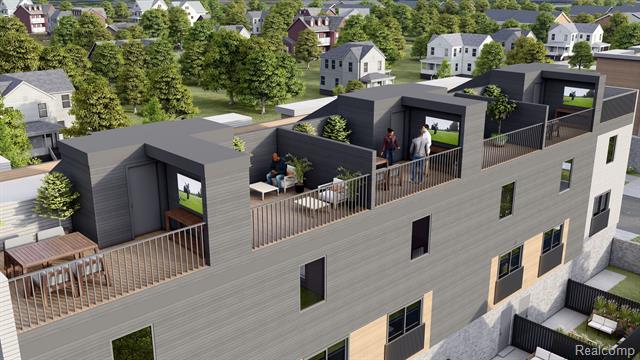 Builiding view twenty five for 1713 Pallister, Detroit, MI. 48206