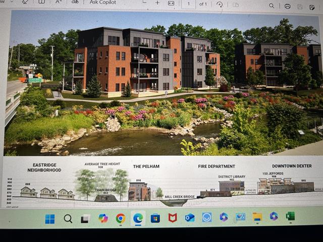 Builiding view nine for 8180 Main, Dexter, MI. 48130