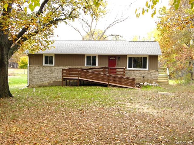 front view for 10287 Frances Road, Otisville, Mi. 48463